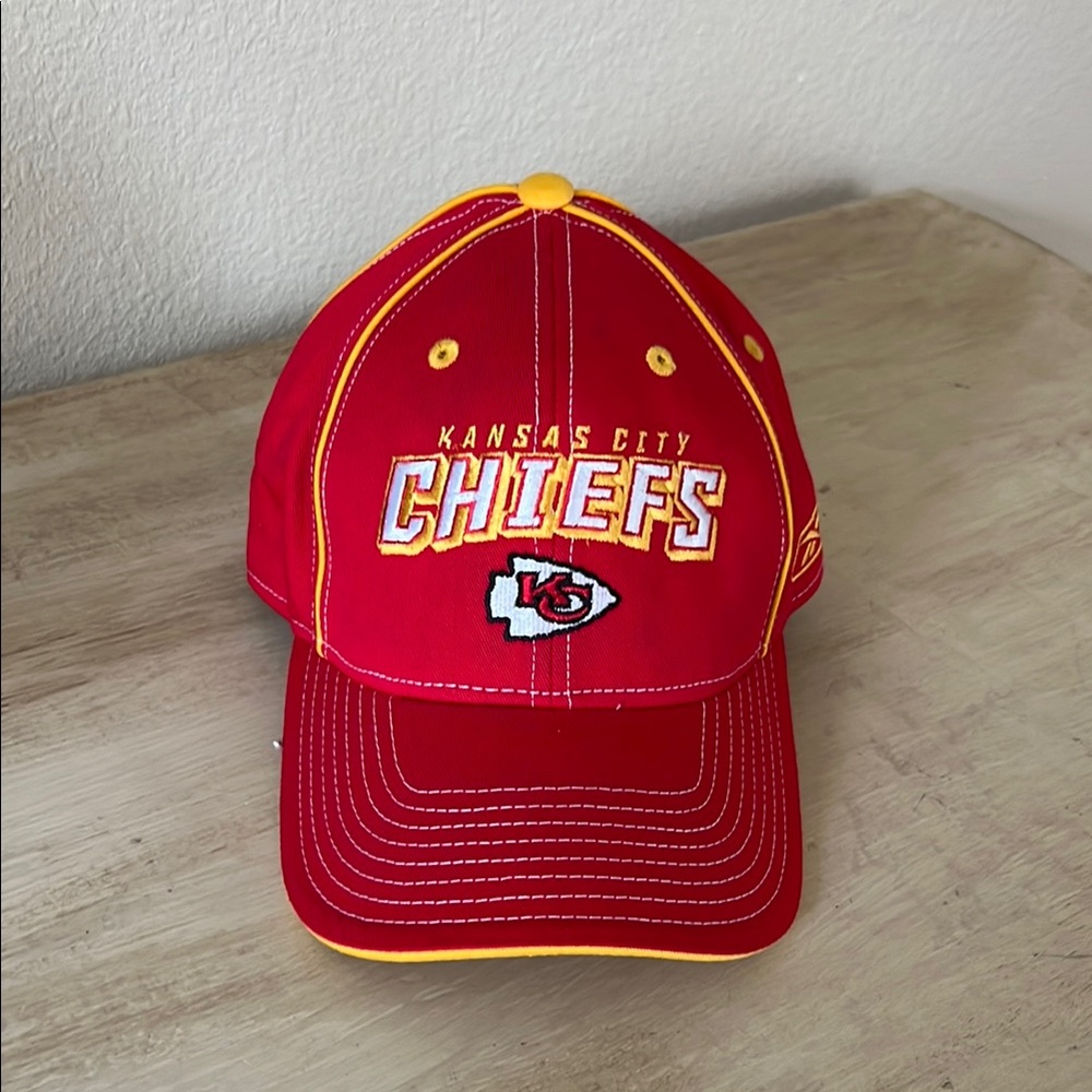 Kansas City Chiefs Reebok Red and Yellow Hat